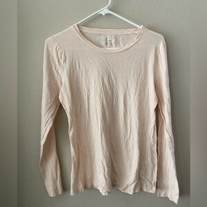 J.Crew Tissue Tee- Women's Long-Sleeve Crewneck Top